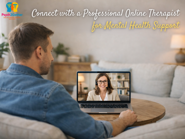 Connect with a Professional Online Therapist for Mental Health Support​ - Psych2gether