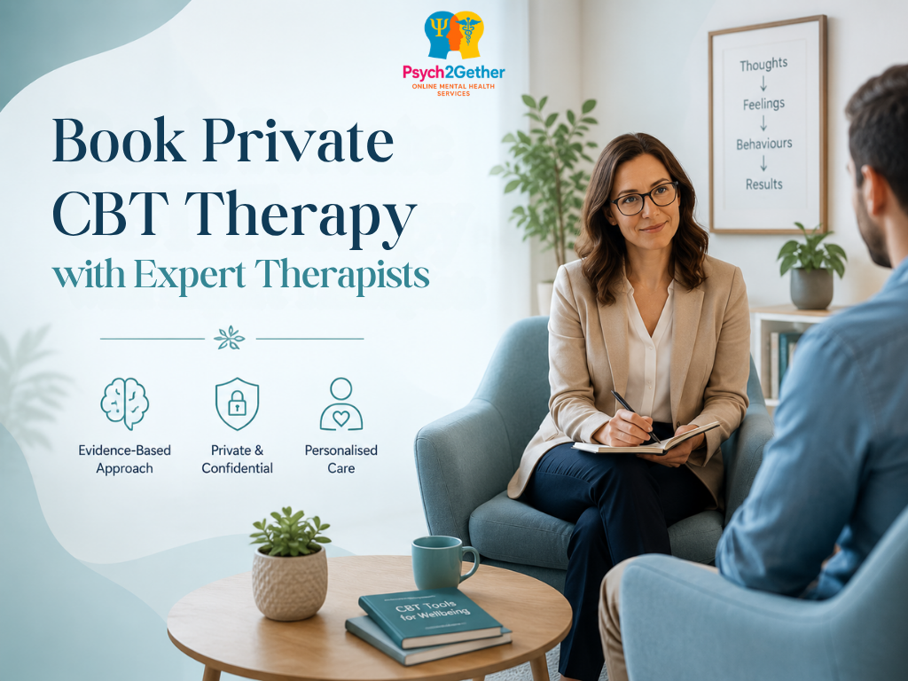 Book Private CBT Therapy with Expert Therapists - Psych2gether