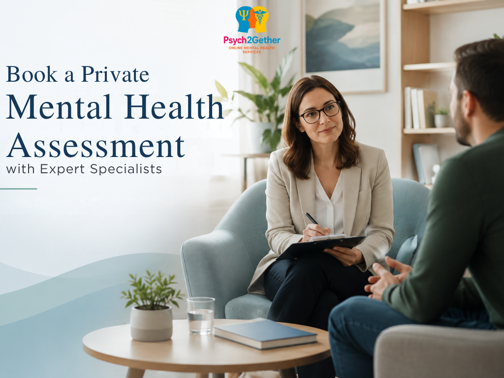 Book a Private Mental Health Assessment - Psych2gether
