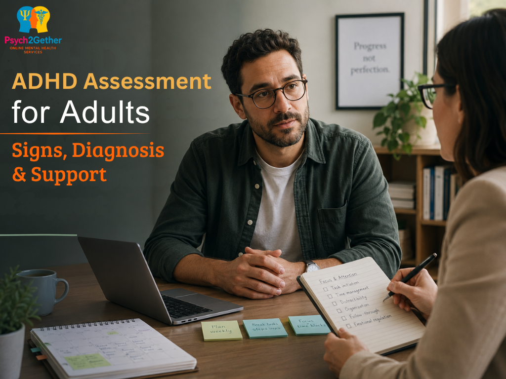 ADHD Assessment for Adults: Signs & Support - Psych2gether