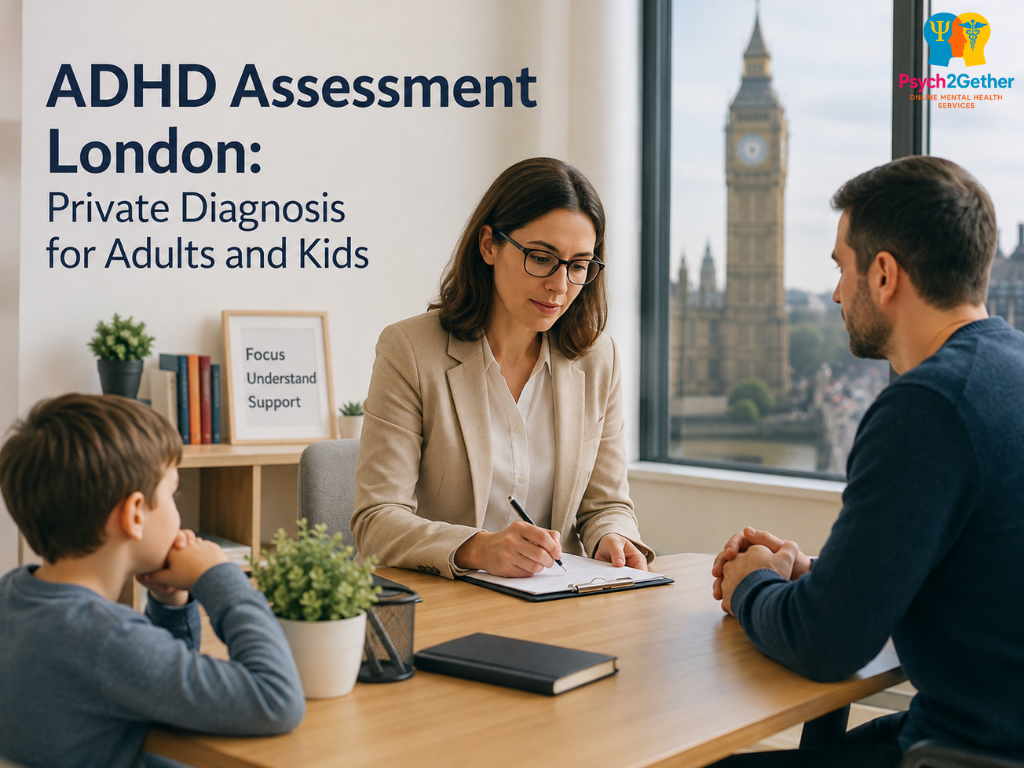 ADHD Assessment London: Private Diagnosis for Adults - Psych2gether