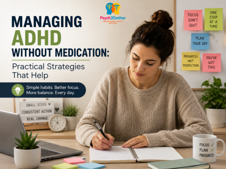 Managing ADHD Without Medication - Psych2gether