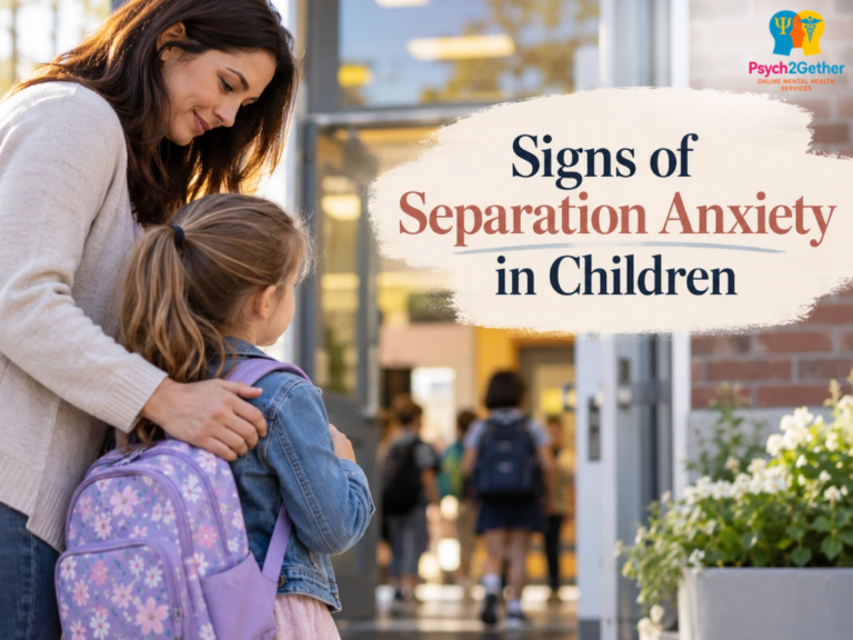 Signs of Separation anxiety in children - Psych2gether