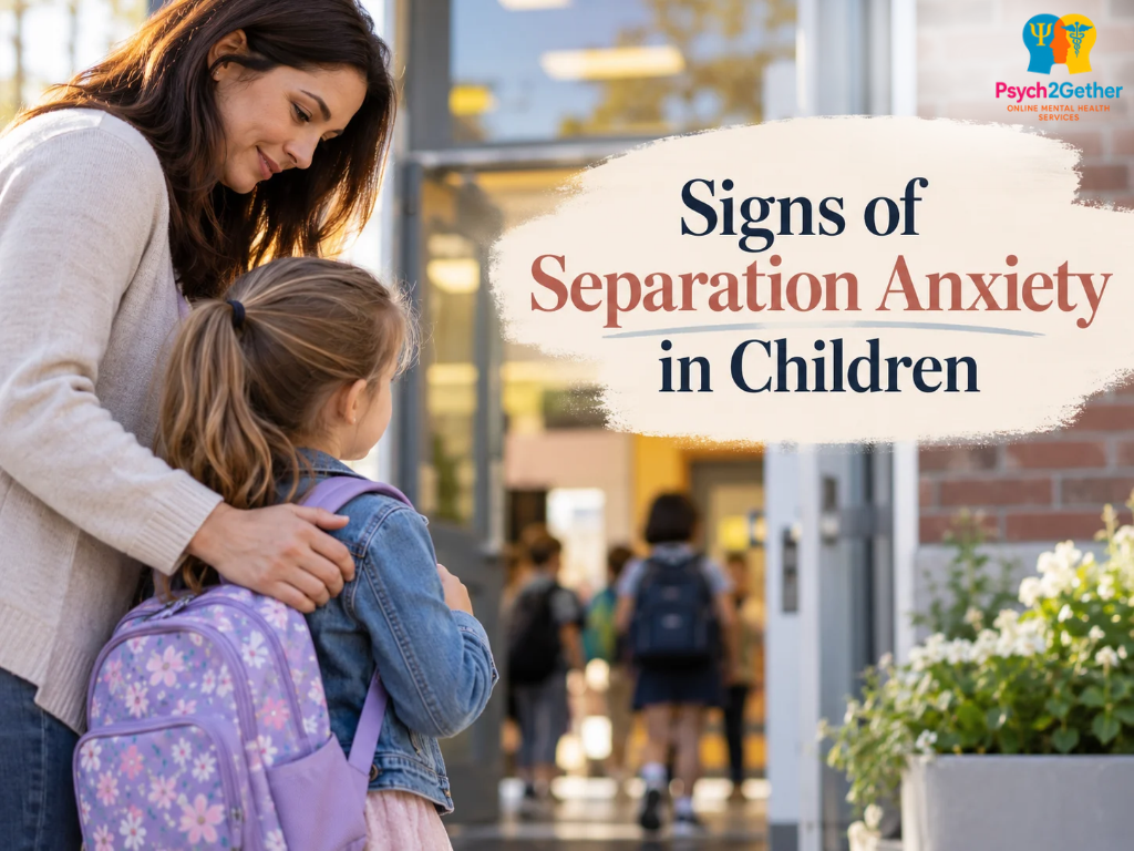 Signs of Separation anxiety in children - Psych2gether